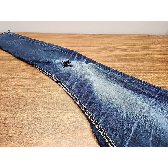 Silver Suki 27x31 Mid Super Skinny Stretch Women's Distressed Flap Pocket Jeans - Picture 10 of 14